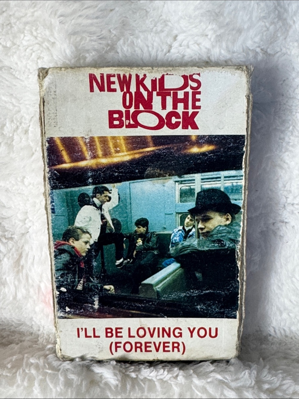 Vintage 1988 New Kids On The Block I'll Be Loving You (Forever) Cassette Tape